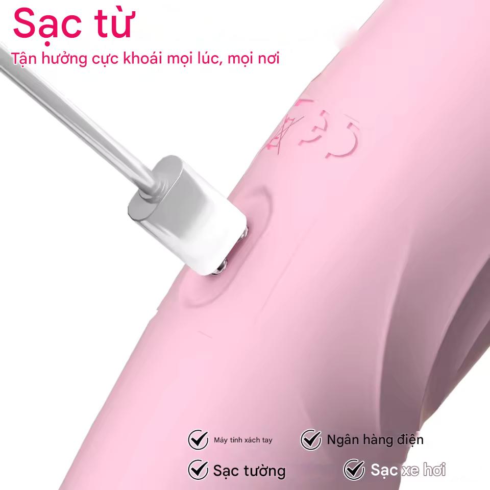 Máy rung Yeain Hot Wheel đa chức năng thụt xoay liếm tăng khoái cảm