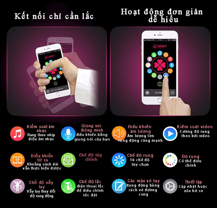 Máy rung kích thích cao cấp trải nghiệm tuyệt vời cho đôi bạn Máy rung kích thích cao cấp trải nghiệm tuyệt vời cho đôi bạn