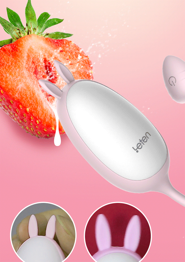 Trứng rung tai thỏ Leten Cute 7 tần số tăng khoái cảm nữ