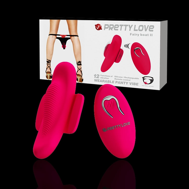 Bướm rung dán quần chíp PrettyLove điều khiển xa cao cấp
