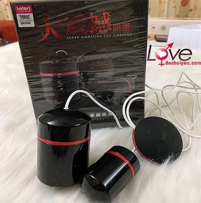 Trứng Rung Đôi Sạc Pin Leten Massage Điểm G Cực Phê