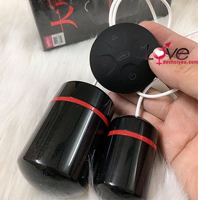 Trứng Rung Đôi Sạc Pin Leten Massage Điểm G Cực Phê