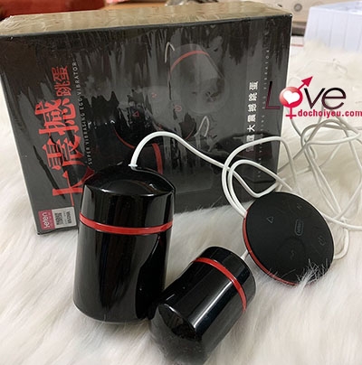Trứng Rung Đôi Sạc Pin Leten Massage Điểm G Cực Phê