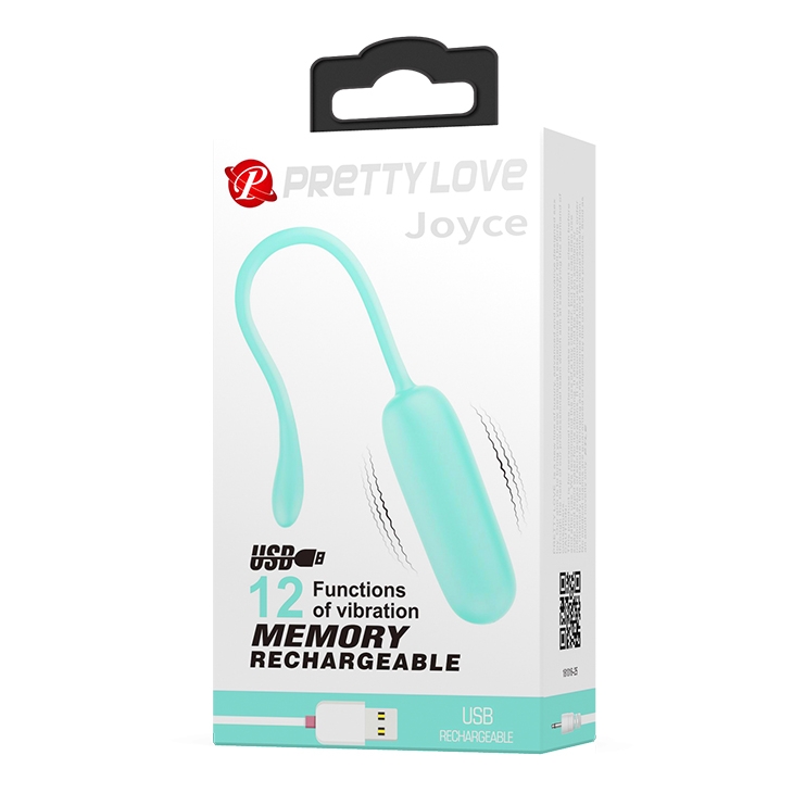Trứng rung mini Prettylove 12 chế độ silicon ABS kích thích điểm G âm vật