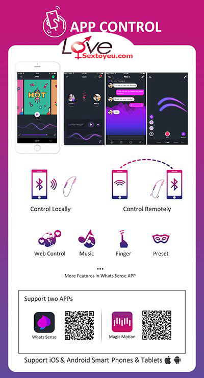 Quần lót rung Candy điều khiển app đồ chơi tình yêu kích thích