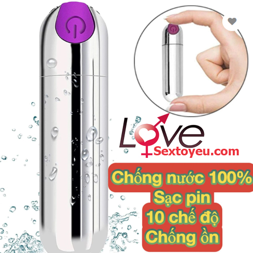 Trứng rung inox mini sạc pin siêu bền, tiện lợi cho bạn