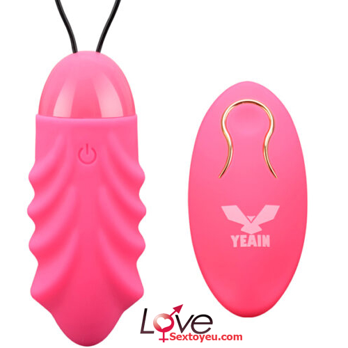 Trứng rung Yeain mềm gân gai điều khiển từ xa sạc pin