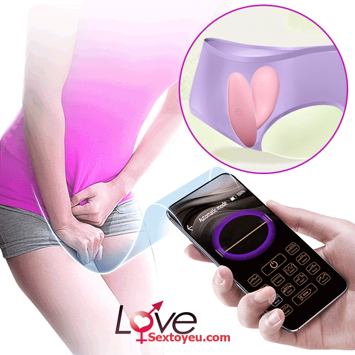 Trứng rung gắn quần chip Prettylove Baird điều khiển app thông minh