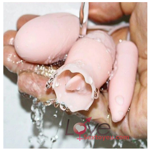 Trứng lưỡi rung 3 đầu Akali USB cực phê kích thích mạnh mẽ