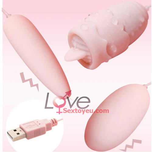 Trứng lưỡi rung 3 đầu Akali USB cực phê kích thích mạnh mẽ