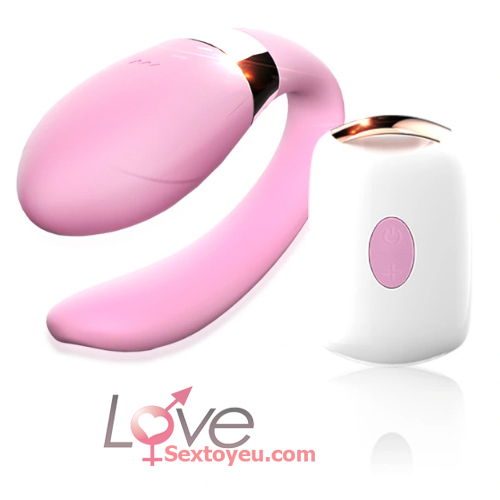 Máy massage điểm G chữ C điều khiển từ xa kích thích đỉnh cao