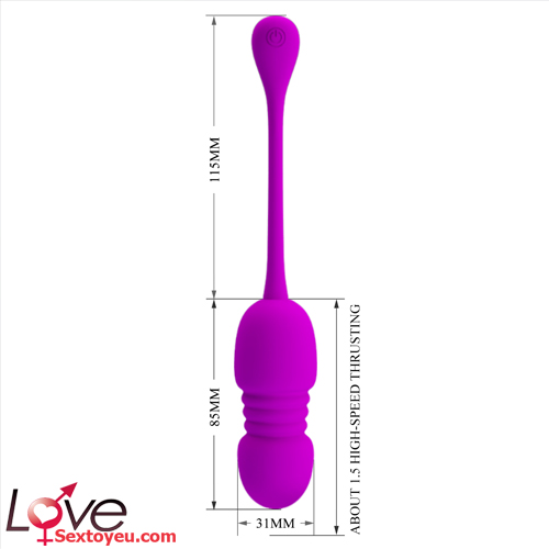 Trứng Rung Điều Khiển Prettylove Callieri - Tặng Kèm Dầu Massage