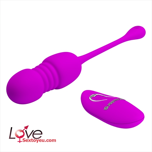 Trứng rung điều khiển từ xa Prettylove Callieri silicon