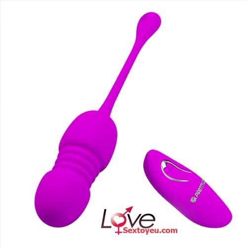 Trứng rung điều khiển từ xa Prettylove Callieri silicon