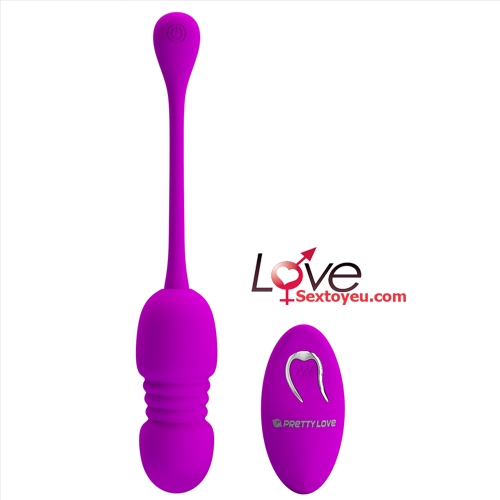Trứng rung điều khiển từ xa Prettylove Callieri silicon
