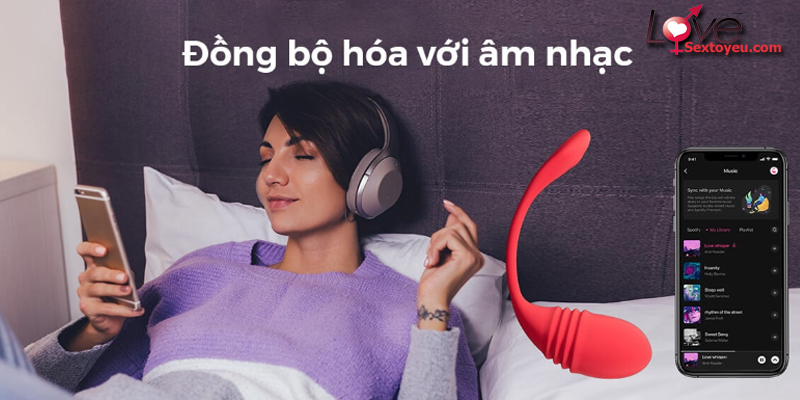 Trứng Rung Thụt Vulse App - Lovense Kích Thích Từ Xa Cực Đã