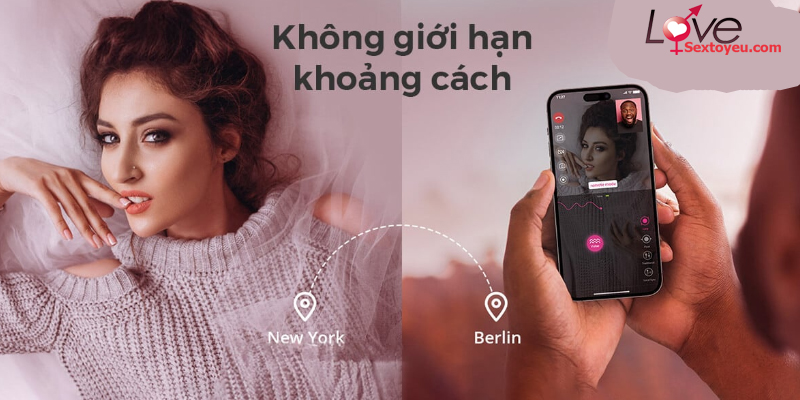 Trứng Rung Thụt Vulse App - Lovense Kích Thích Từ Xa Cực Đã