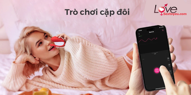 Trứng Rung Thụt Vulse App - Lovense Kích Thích Từ Xa Cực Đã