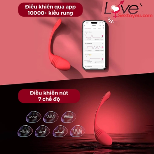 Lovense Vulse trứng rung thụt thông minh điều khiển app massage điểm G