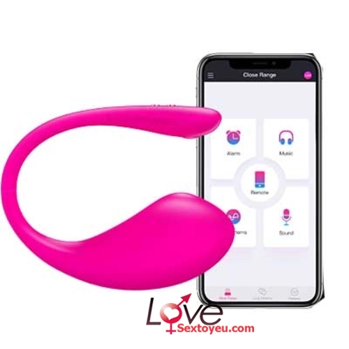 Trứng rung Lushy siêu mạnh điều khiển app sạc nam châm chống nước 