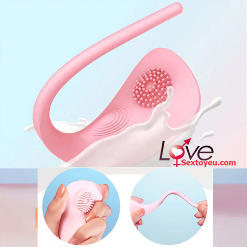 Quần lót đuôi sam rung điều khiển từ xa siêu kích thích