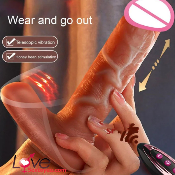 Dương vật rung thụt nhiệt điều khiển xa gắn quần chip siêu kích thích Dương vật rung thụt nhiệt điều khiển xa gắn quần chip siêu kích thích