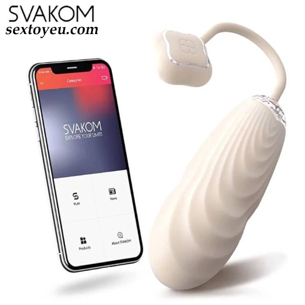 Trứng rung thụt cao cấp Svakom Aravinda điều khiển app tiện lợi