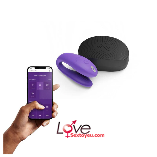 Máy rung 2 đầu We-Vibe Sync Go điều khiển xa, kích thích tối đa