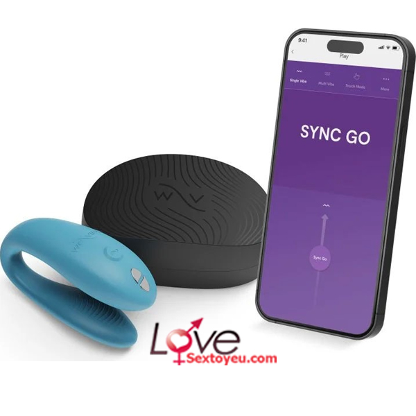 Máy rung 2 đầu We vibe Sync Go điều khiển từ xa, cao cấp, pin sạc