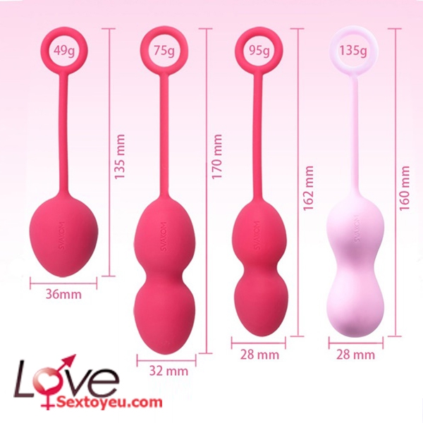 Bóng tập Kegel Svakom Nova Plus silicone y tế se khít cô bé hiệu quả
