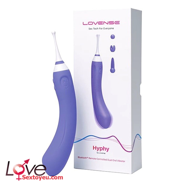 Máy rung 2 đầu Lovense Hyphy điều khiển app kèm 3 đầu phụ