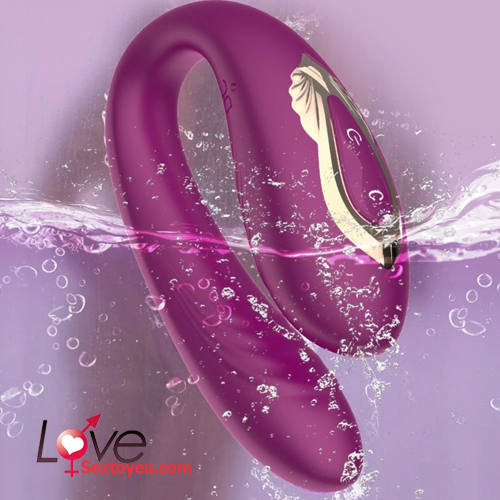 Máy mát xa điểm G 2 đầu rung ngoáy điều khiển từ xa thư giãn tăng khoái