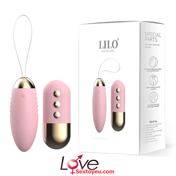 Trứng Rung Lilo Điều Khiển Xa Sưởi Ấm Tình Yêu Kích Thích