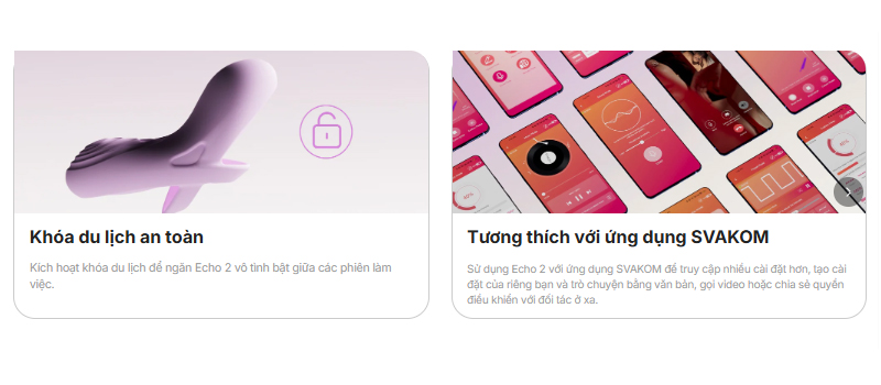 Máy rung Svakom Echo 2 gắn quần chip cao cấp, siêu kích thích