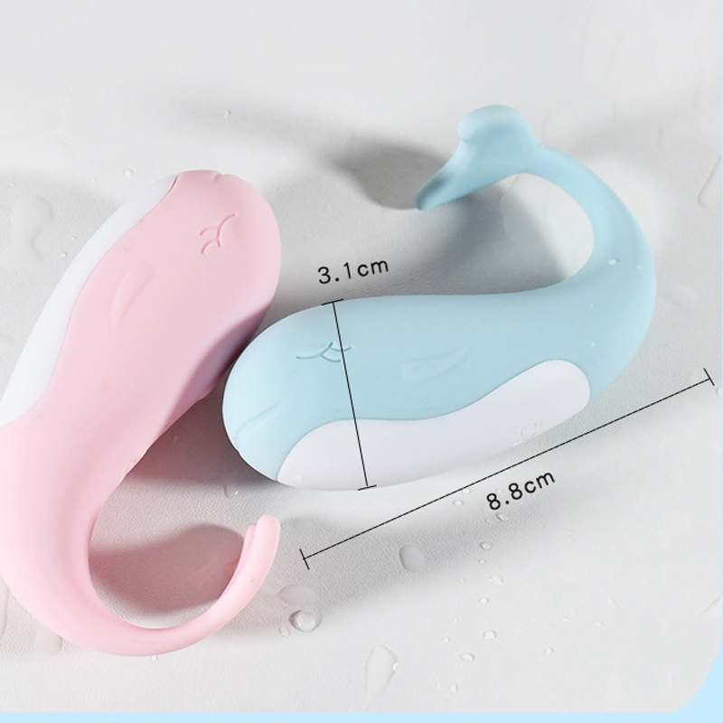 Trứng Rung Cá Heo Có Sưởi Điều Khiển Xa Kích Thích Mua Ngay