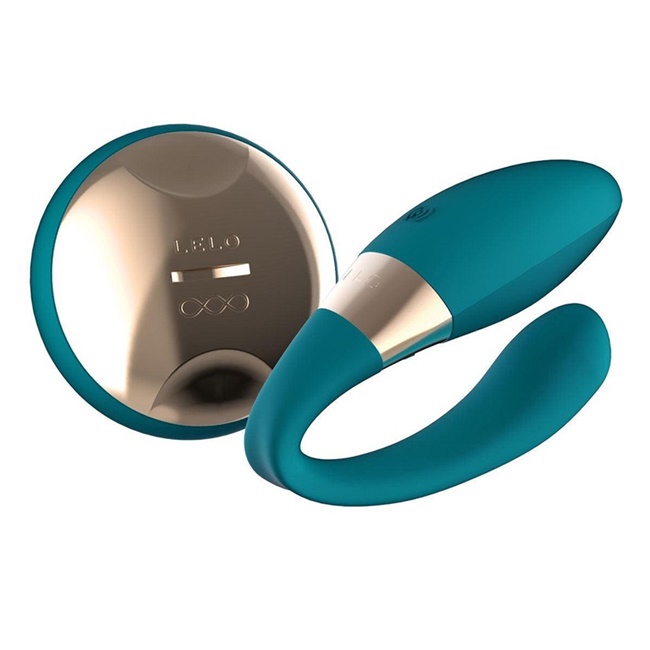 Máy rung cặp đôi Lelo Tiani Duo silicone y tế 8 chế độ rung