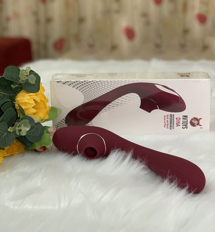 Premium Dina Reversible Vibrator for Intense Clitoral G-spot Massage