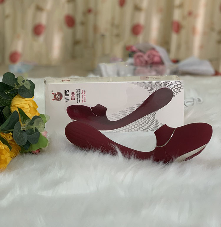 Premium Dina Reversible Vibrator for Intense Clitoral G-spot Massage