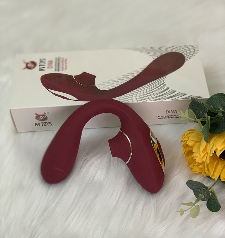 Premium Dina Reversible Vibrator for Intense Clitoral G-spot Massage
