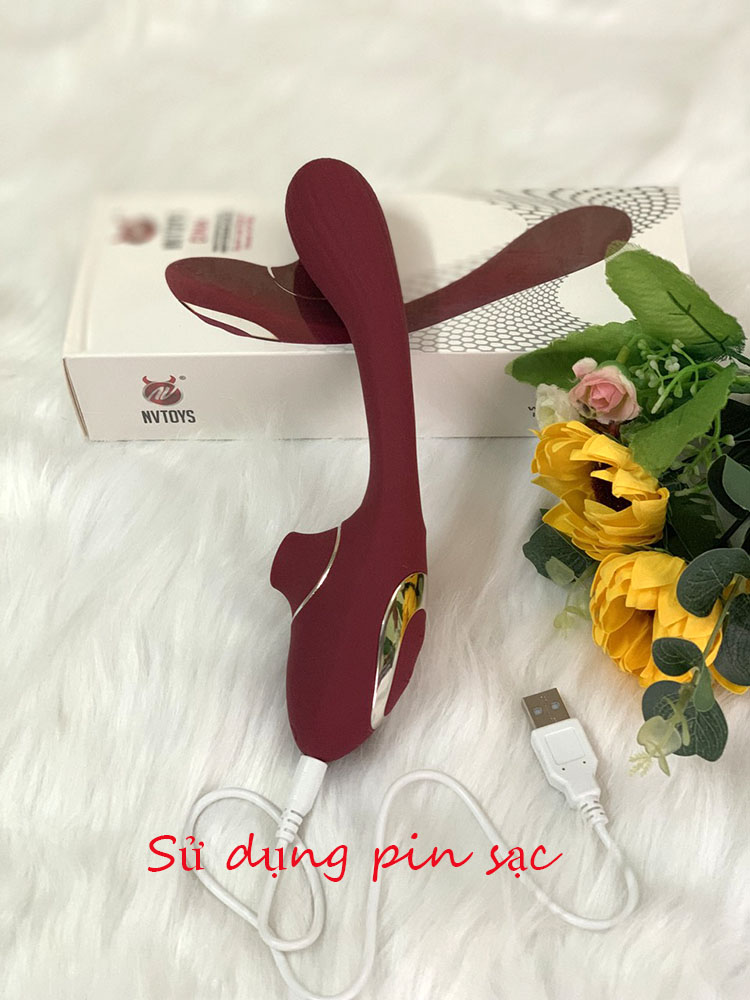 Premium Dina Reversible Vibrator for Intense Clitoral G-spot Massage