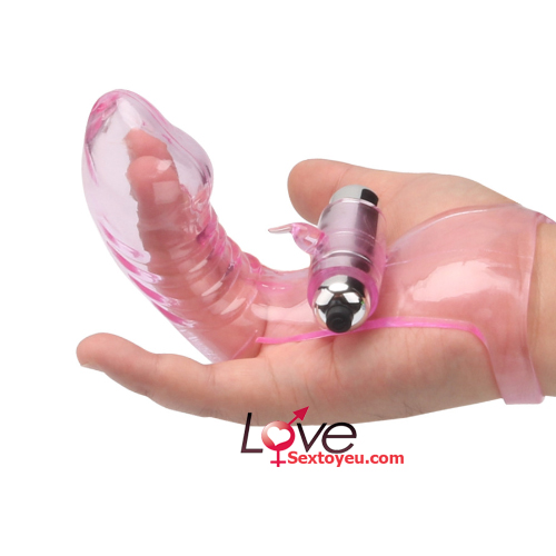 Bao silicon rung ngón tay tăng khoái cảm đeo siêu thoải mái