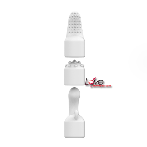 Chày rung mini 3 đầu siêu kích thích pin sạc silicon an toàn