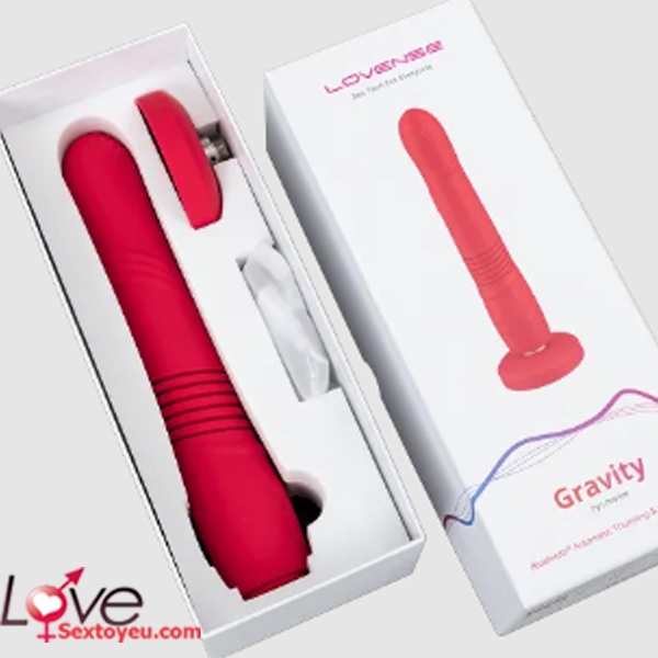 Dương Vật Giả Lovense Gravity Rung Thụt Điều Khiển App Silicon Cao Cấp