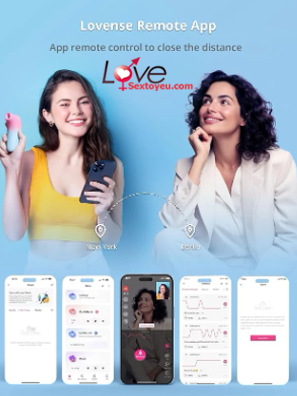 Lovense Tenera 2 máy bú hút âm vật cao cấp điều khiển app