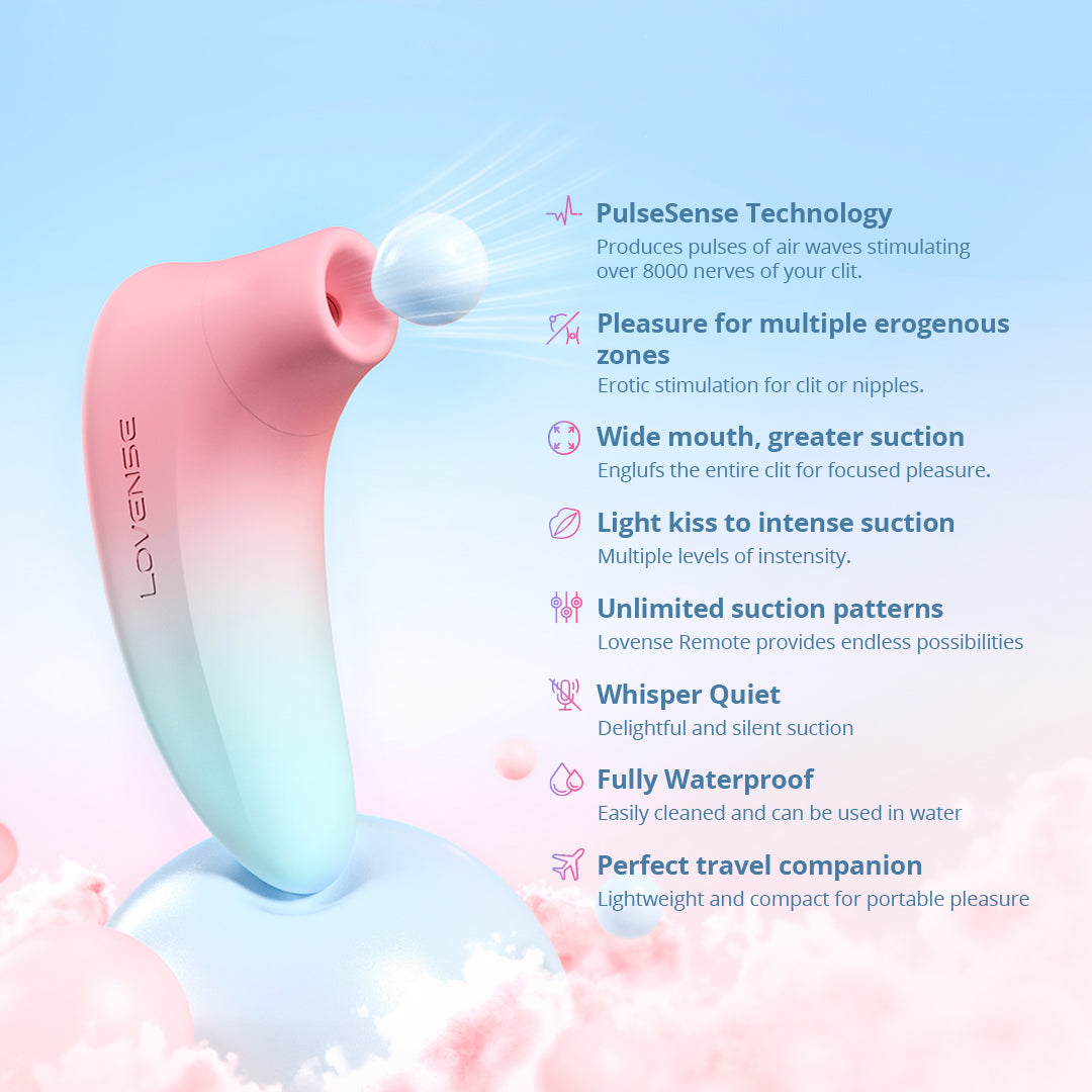 Lovense Tenera 2 máy bú hút âm vật cao cấp điều khiển app