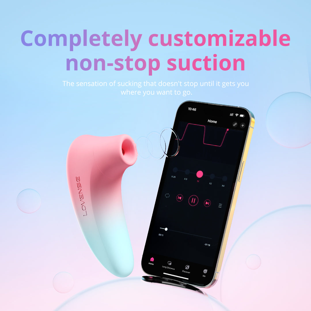 Lovense Tenera 2 máy bú hút âm vật cao cấp điều khiển app