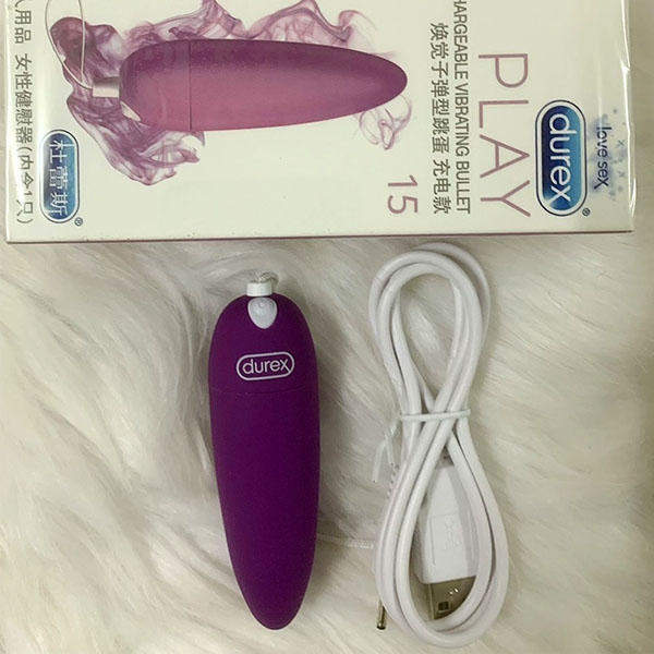 Trứng Rung Sạc Pin Durex S-Viber Silicon Cao Cấp Massage Phụ Nữ