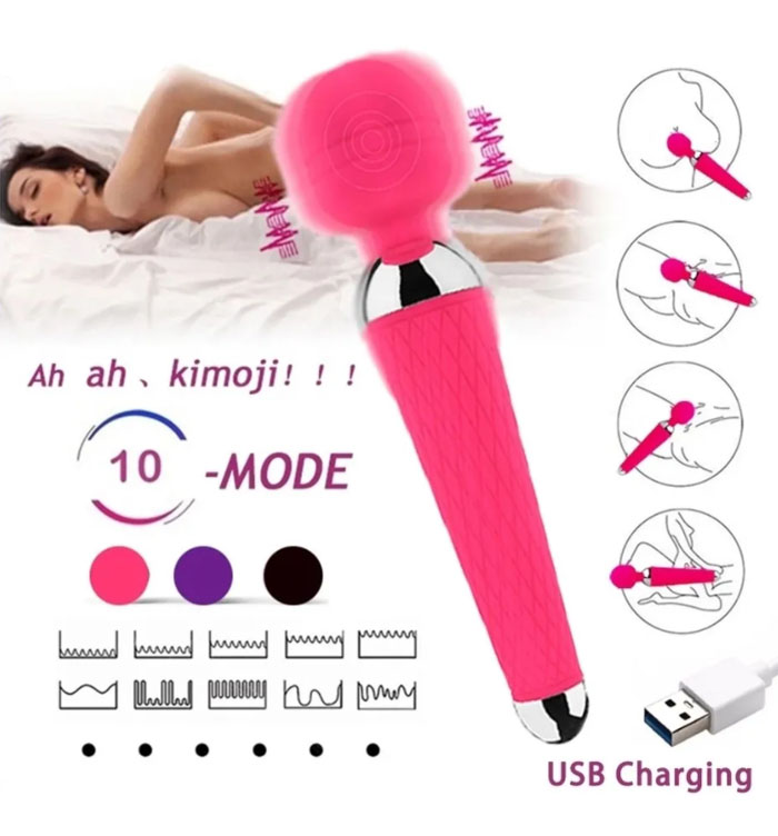 Chày rung sạc pin đa tần massage kích thích nữ hiệu quả giá rẻ chất lượng Chày rung sạc pin đa tần massage kích thích nữ hiệu quả giá rẻ chất lượng