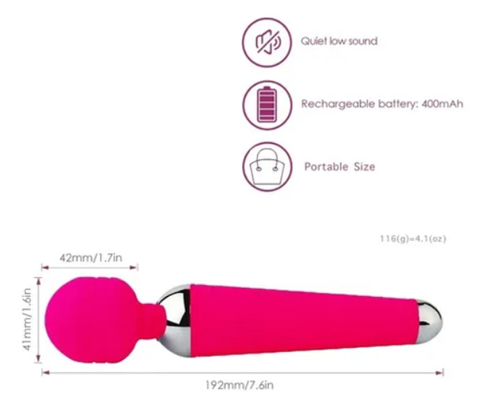 Chày rung sạc pin đa tần massage kích thích nữ hiệu quả giá rẻ chất lượng Chày rung sạc pin đa tần massage kích thích nữ hiệu quả giá rẻ chất lượng