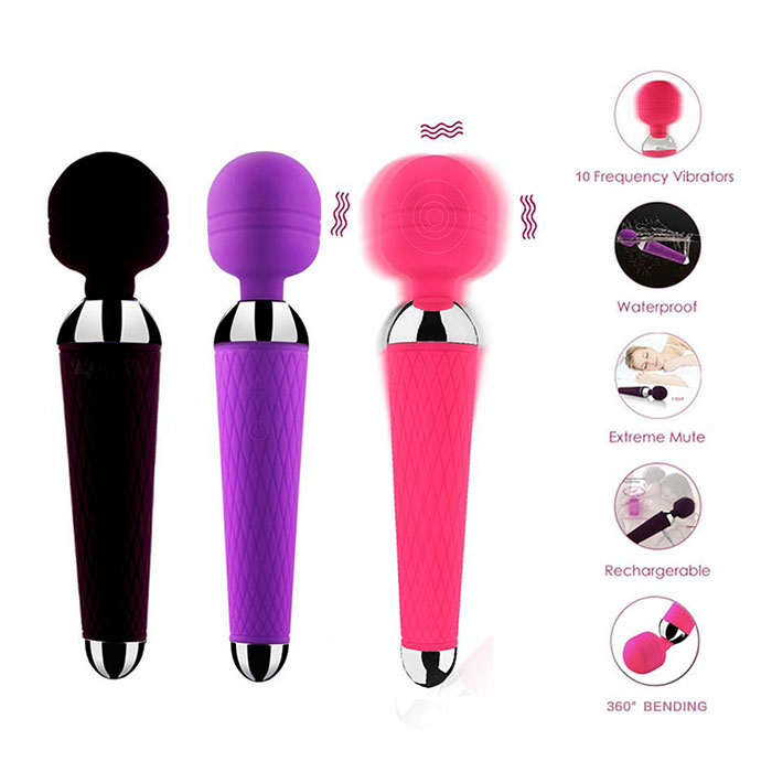 Chày rung sạc pin đa tần massage kích thích nữ hiệu quả giá rẻ chất lượng Chày rung sạc pin đa tần massage kích thích nữ hiệu quả giá rẻ chất lượng